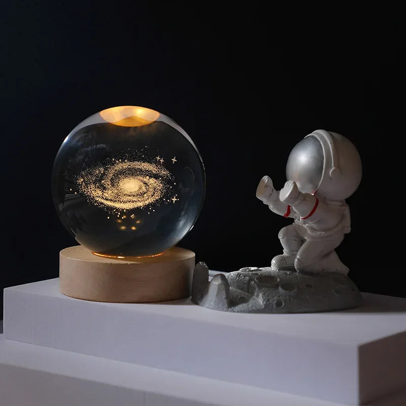 Crystal Ball Galaxy Lamp