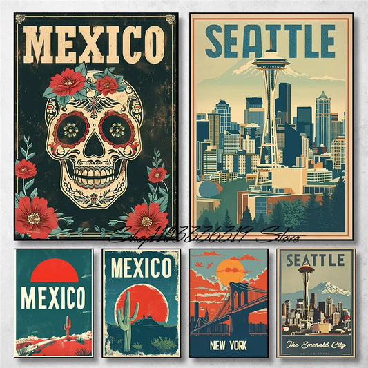 Vintage Travel Artwork