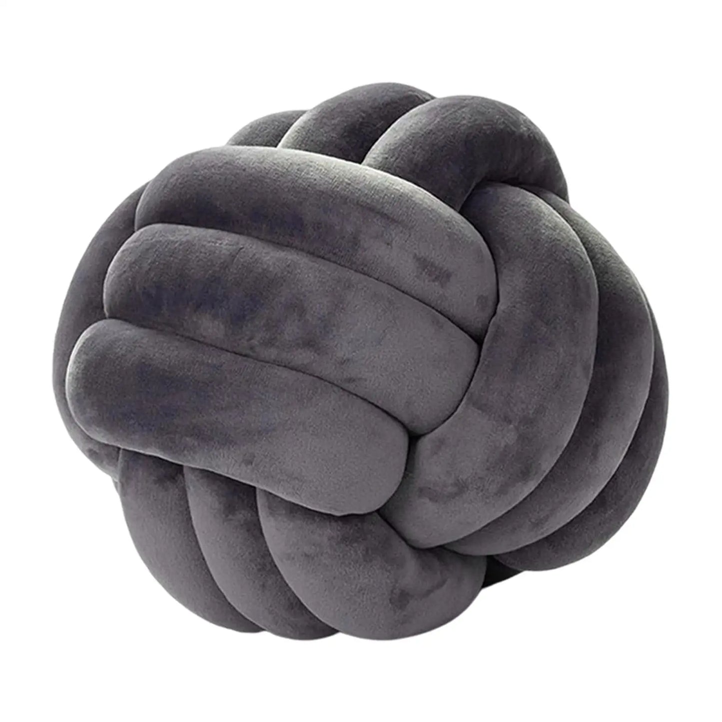 Knotted Plush Pillow