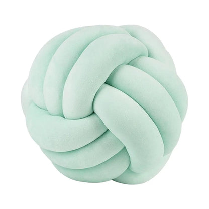 Knotted Plush Pillow